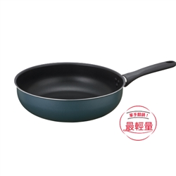 【THERMOS膳魔師】羽量輕手不沾鍋_kfd系列單柄深煎鍋28cm