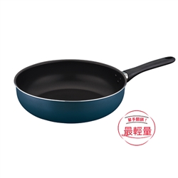 【THERMOS膳魔師】羽量輕手不沾鍋_kfd系列單柄深煎鍋30cm
